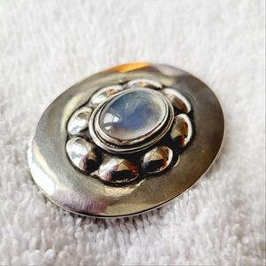 Midcentury Sterling Silver Brooch